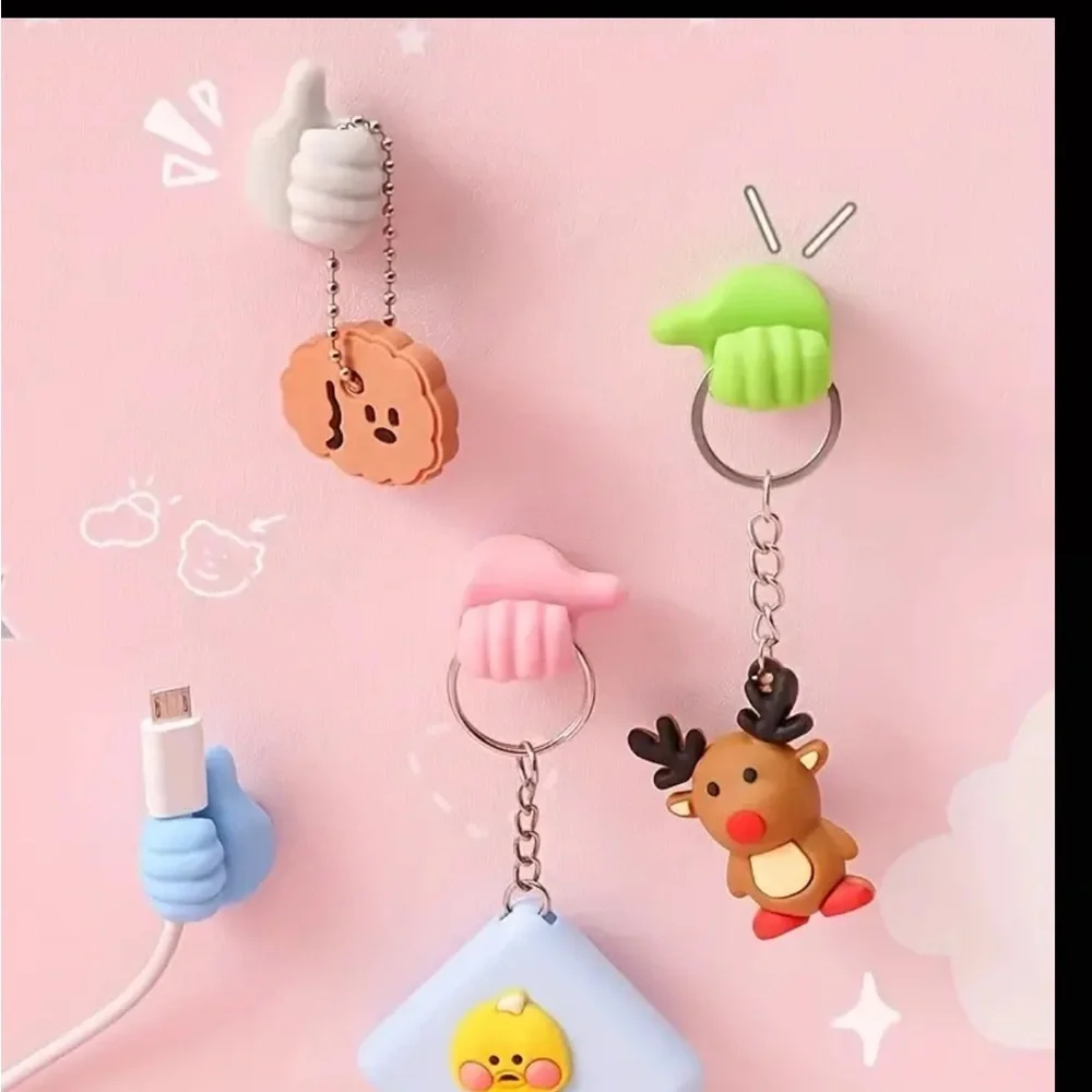 10pcs Multifuncional Thumb Wall Hooks